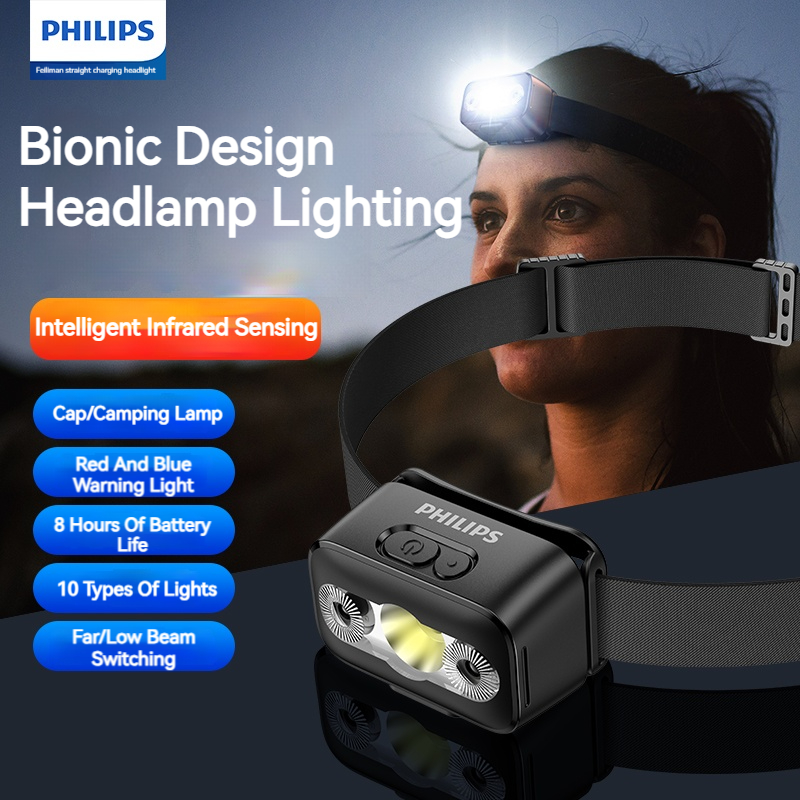 Motion Sensor Outdoor - Philips Lampu Depan LED Sensor Kepala