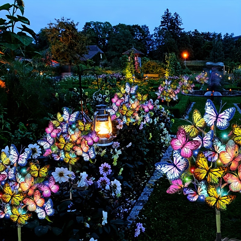 Outdoor Lighting Effects - Lampu Taman Kupu-kupu LED Surya Lampu