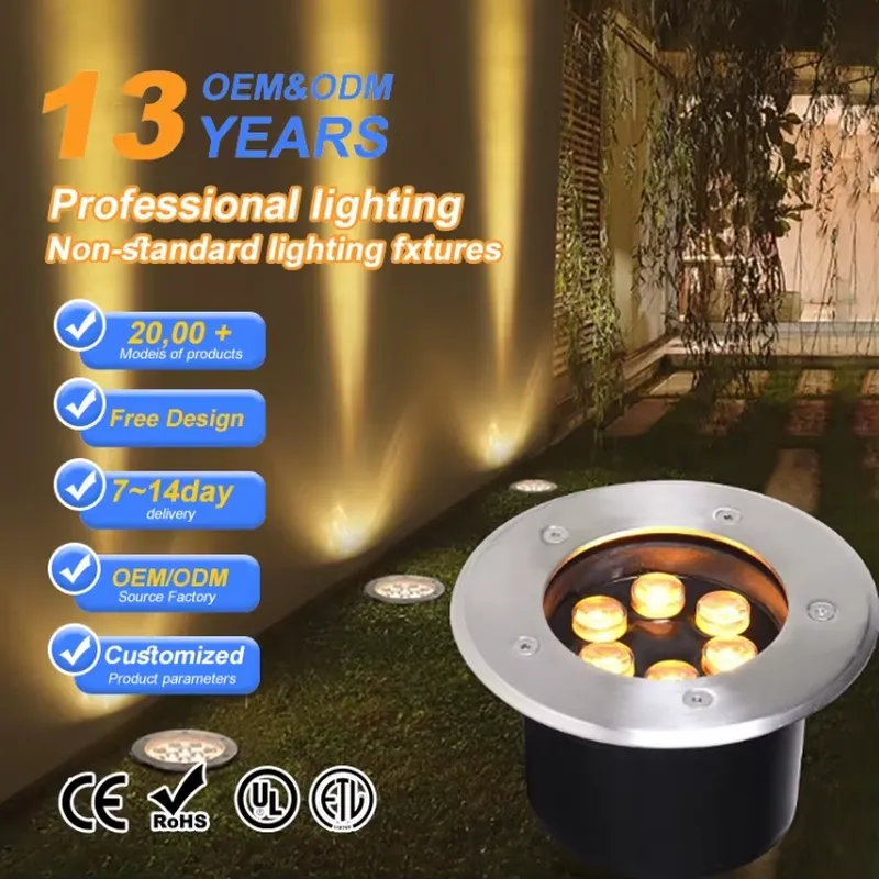 Outdoor Lighting In Ground - Lampu LED Bawah Tanah Tahan Air