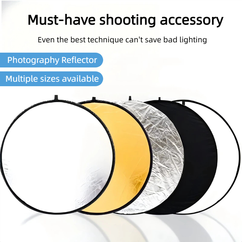 Outdoor Lighting In Photography - Panel Lampu Lipat Portabel Reflektor Emas