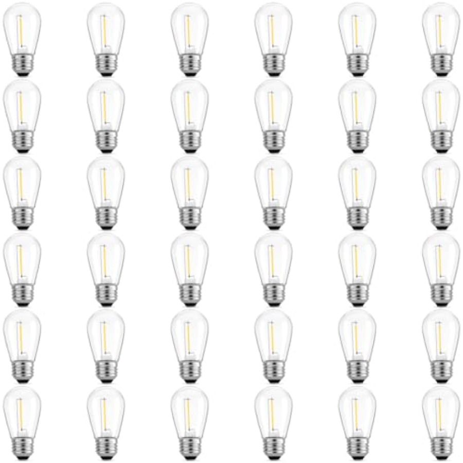 Outdoor Lighting Patio - 36 Paket Lampu LED S14 untuk