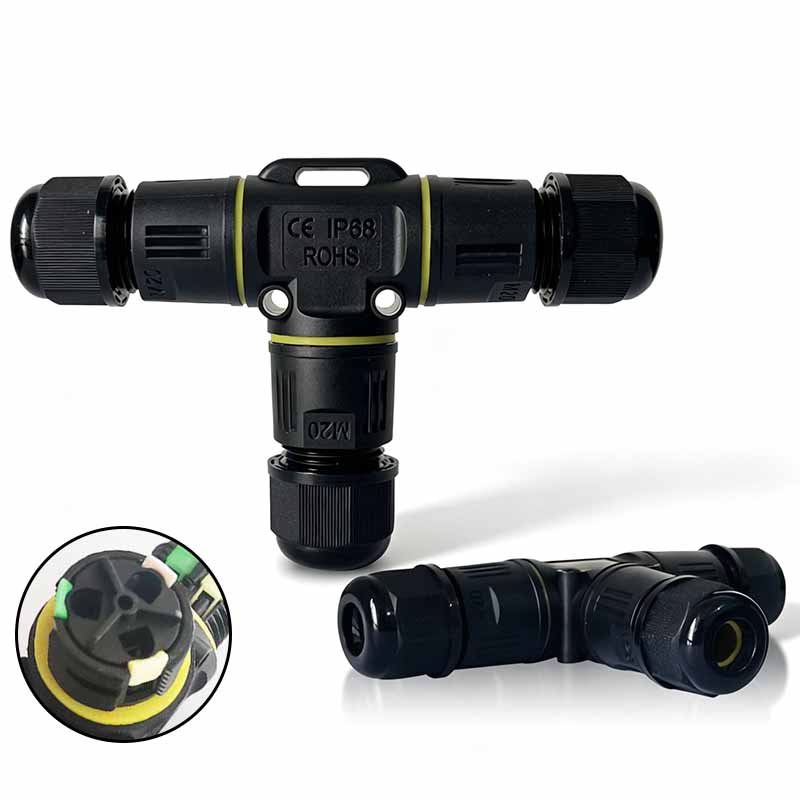 Outdoor Lighting Connectors - Konektor Kabel Tipe T Tahan Air