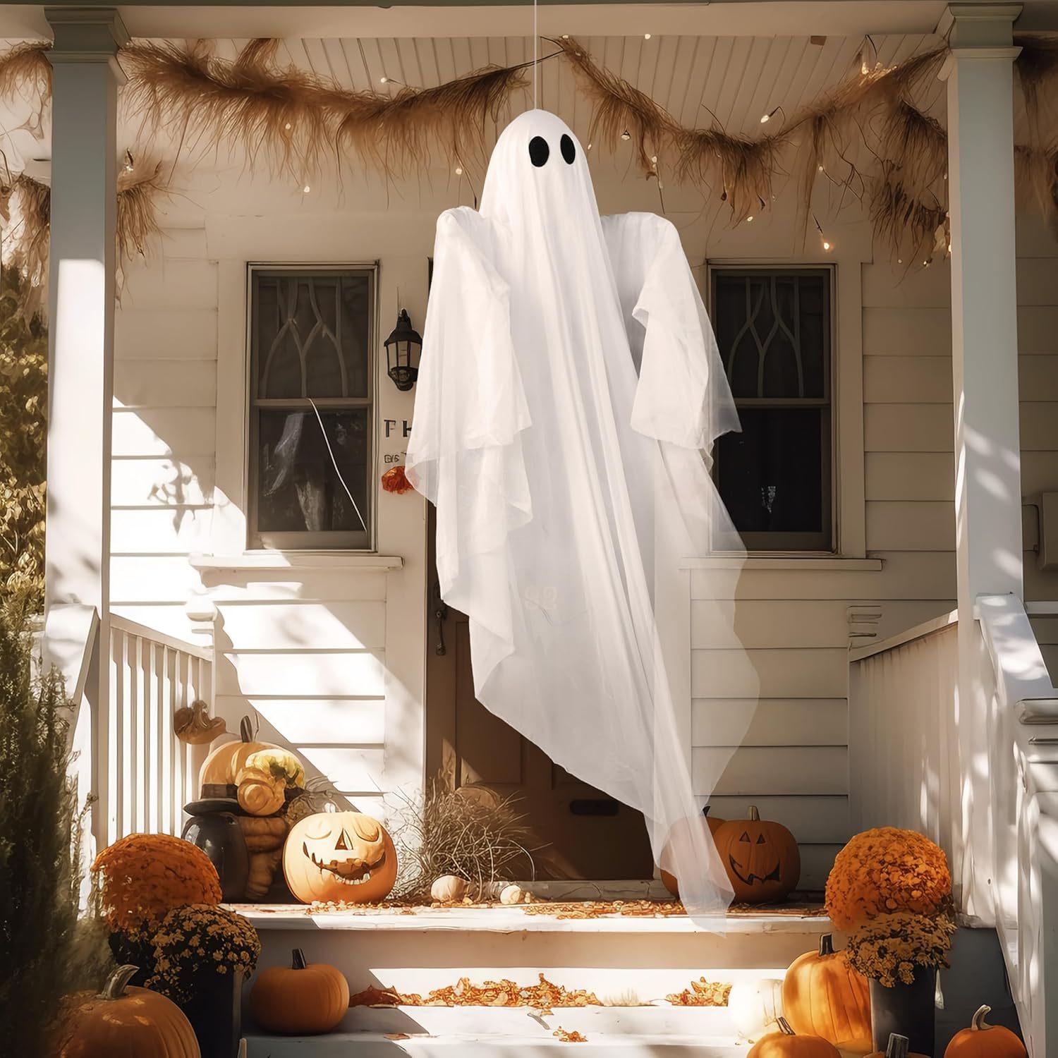 Outdoor Lighting Effects - Lampu Hantu Gantung Halloween dengan Lampu