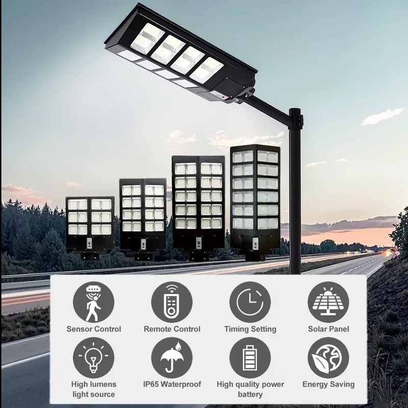 Motion Sensor Outdoor - Lampu Jalan LED Tenaga Surya 9W