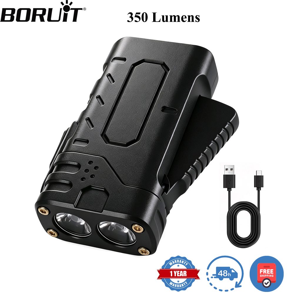 Outdoor Lighting Permanent - BORUIiT Senter LED EDC dengan Engkol