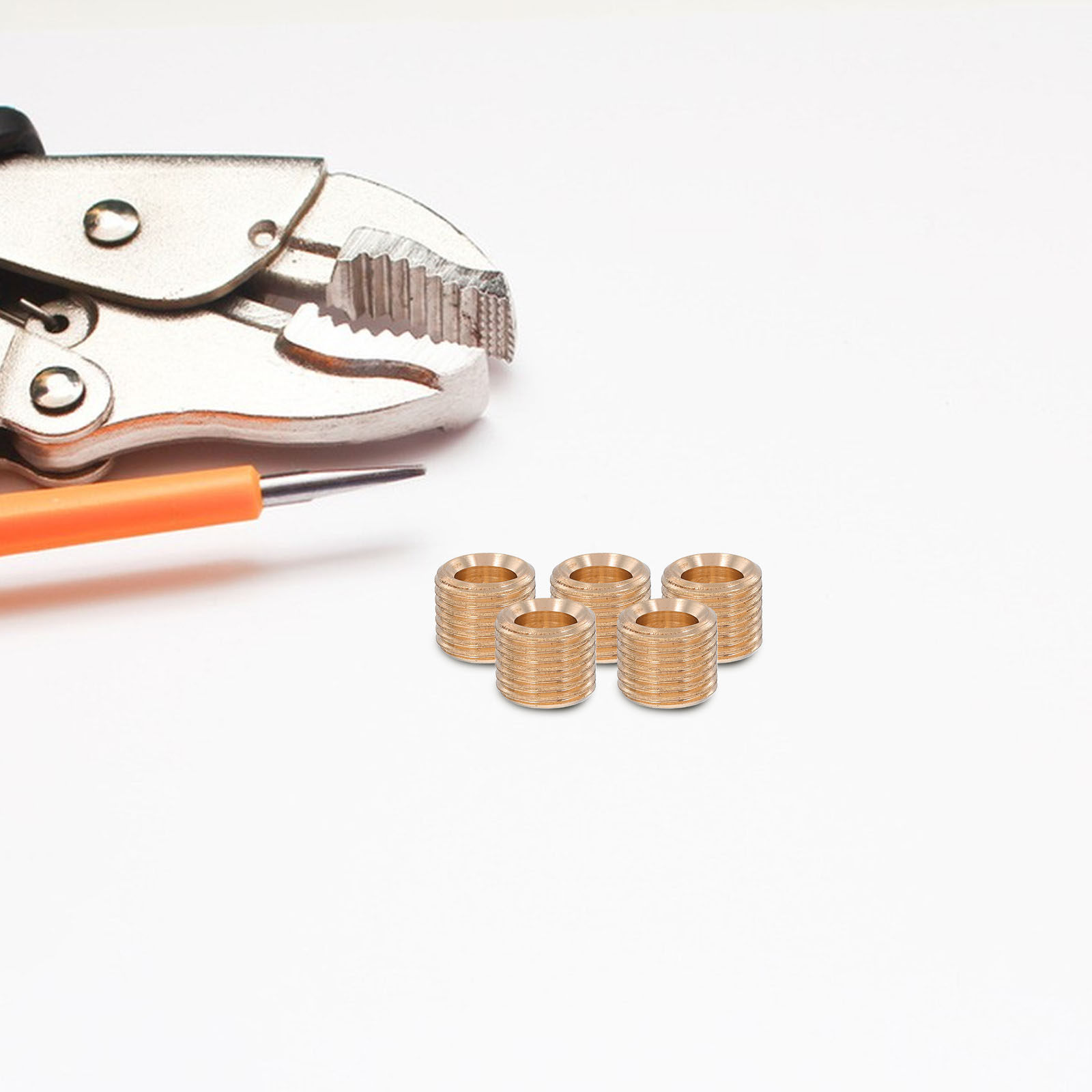 Outdoor Lighting Connectors - 10Pcs M10 Konektor Pipa Berulir Penuh