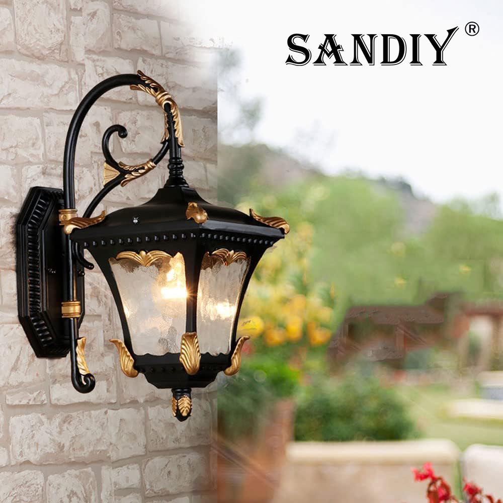Outdoor Yard Lighting Fixtures - SANDIY Lampu Dinding Luar Ruangan, Lampu