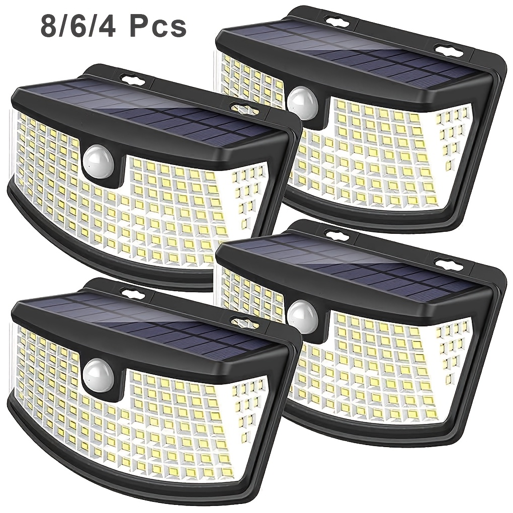 Motion Sensor Outdoor - 8/6/4 Paket Lampu Sensor Gerak Tenaga