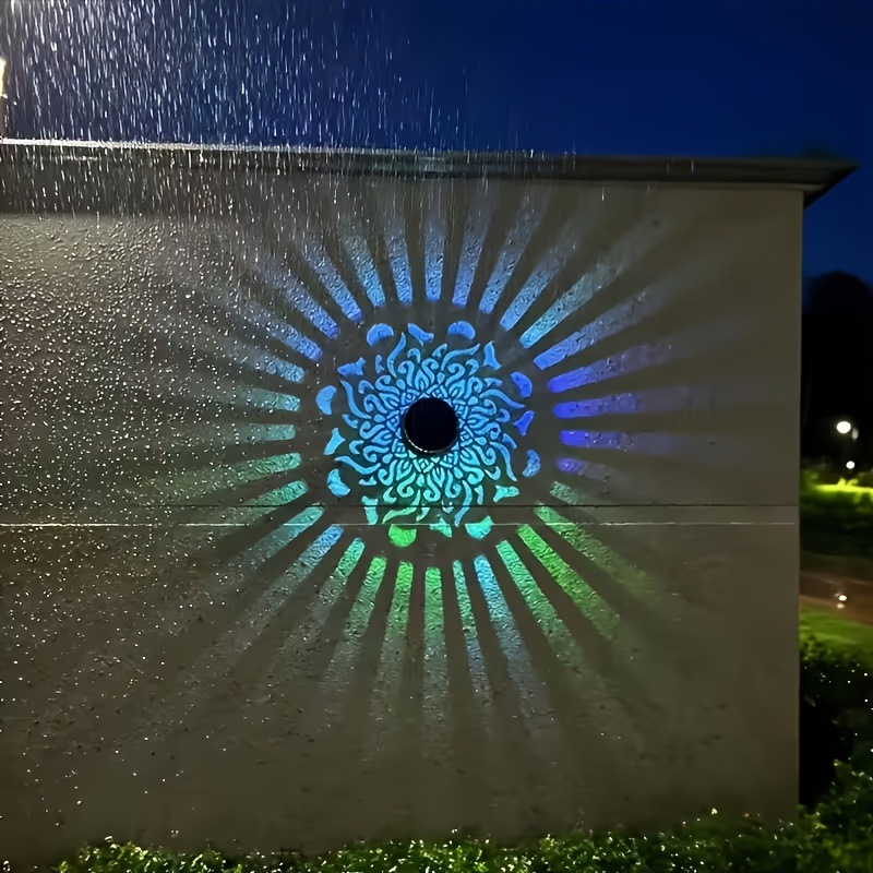 Outdoor Lighting Effects - Lampu Dinding LED Tenaga Surya Proyeksi
