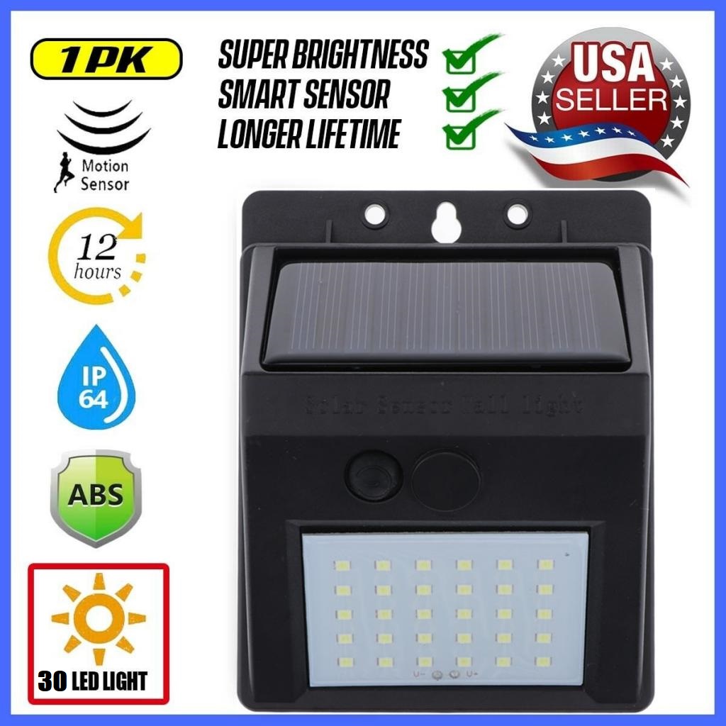 Outdoor Yard Lighting Fixtures - Lampu Dinding LED Tenaga Surya Luar