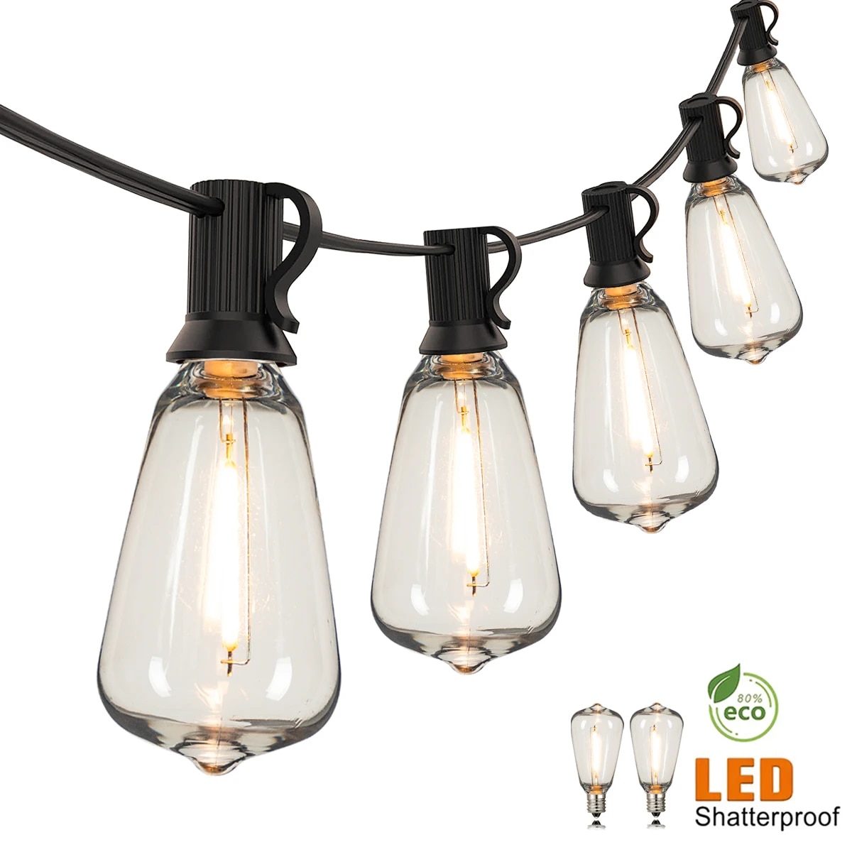 Outdoor Lighting Connectors - Lampu String ST38 110V Colokan AS,