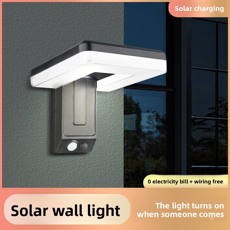 Motion Sensor Outdoor - Lampu Dinding Tenaga Surya Lipat Luar