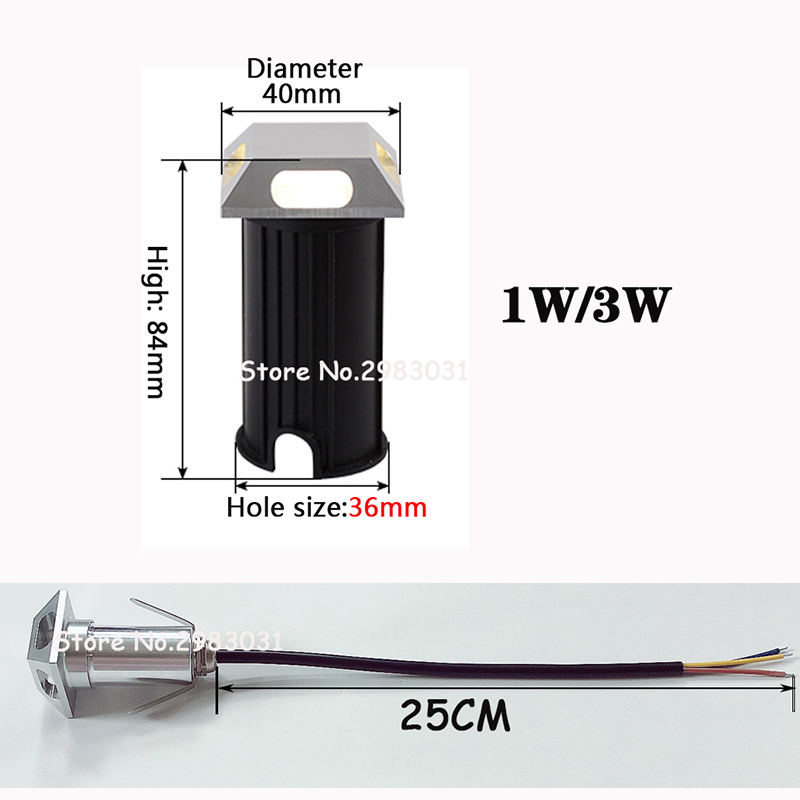 IP67 Lampu Outdoor 1W 3W Taman - Deck Step Light ulasan dan harga