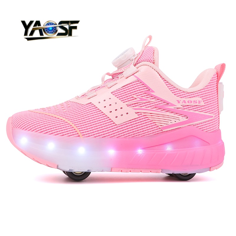 Sepatu LED 4 Roda untuk Anak,  - Outdoor Lighting Effects ulasan dan harga