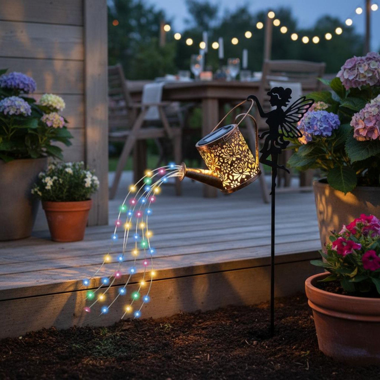 Lampu Penyiram Peri Tenaga Sur - Outdoor Lighting Patio ulasan dan harga