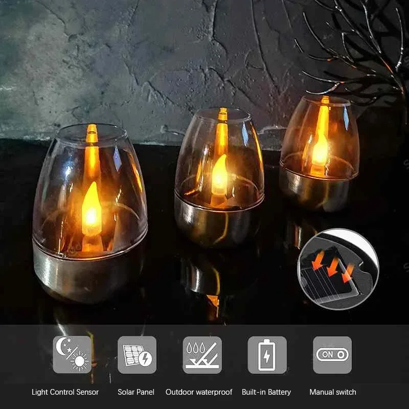 Lampu Lilin Surya Baja Tahan K - Deck Step Light ulasan dan harga