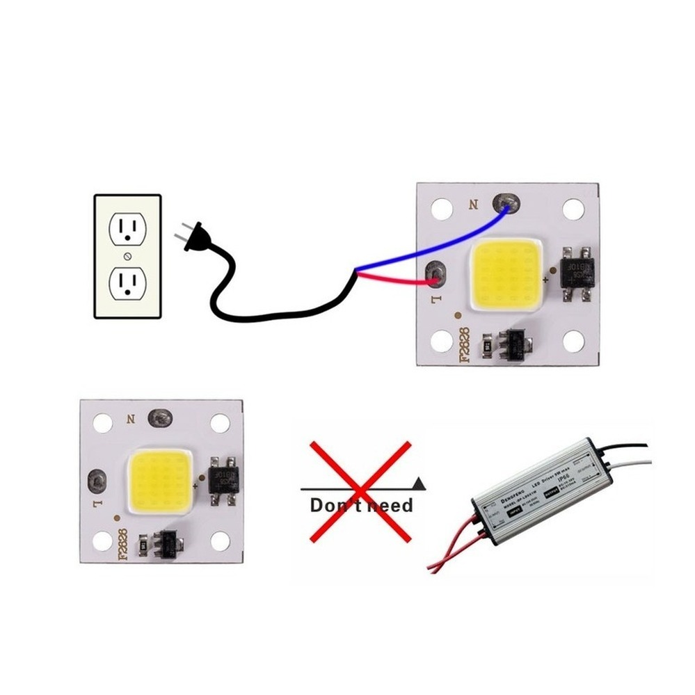 10W Modul COB 220V LED Chip Bo - Outdoor Lighting In Ground ulasan dan harga