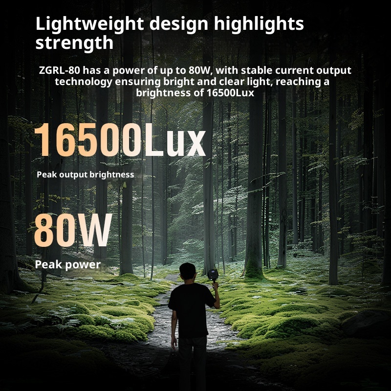 Lampu Video LED COB ZGRL80 80W - Outdoor Lighting In Photography ulasan dan harga