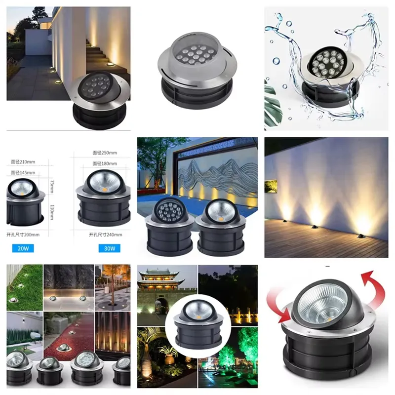 Lampu LED Terpendam Tanah 10W  - Outdoor Lighting In Ground ulasan dan harga