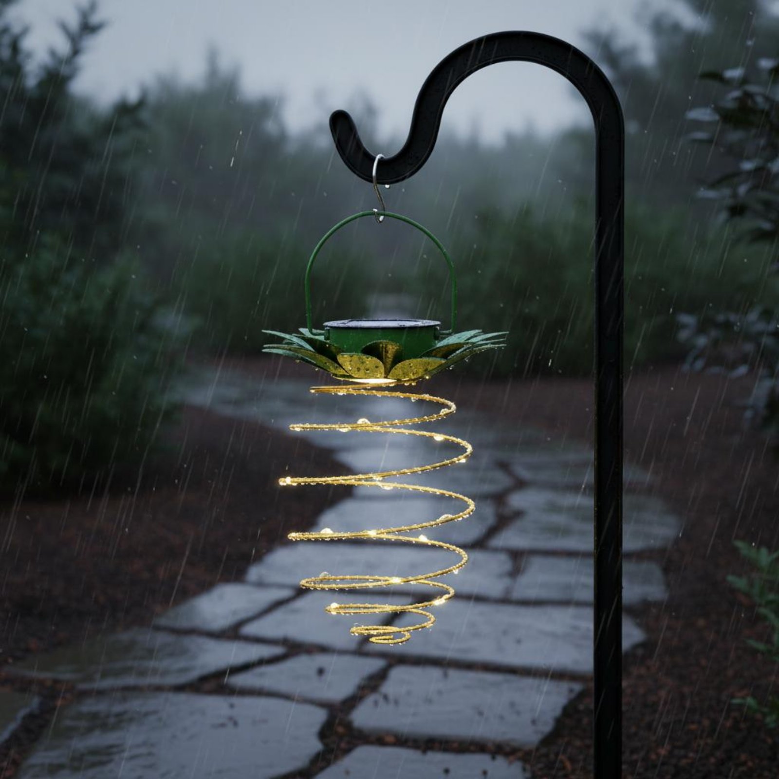 2 Buah Lampu Nanas Tenaga Sury - Outdoor Lighting Patio ulasan dan harga