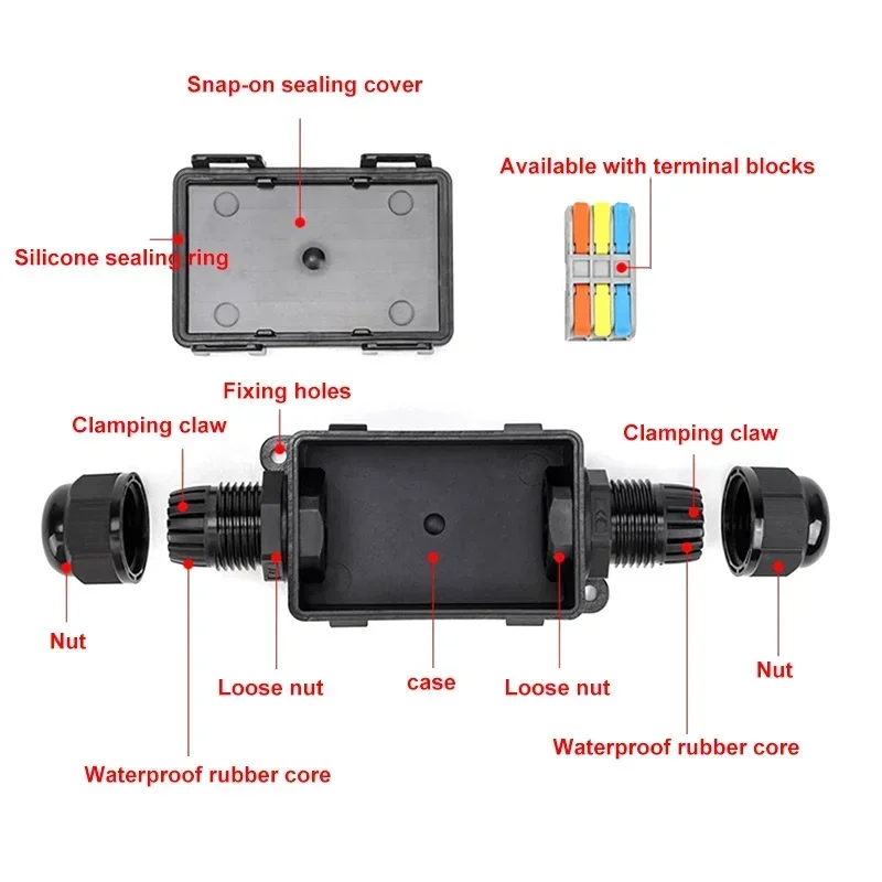 Kotak Sambung Tahan Air Luar R - Outdoor Lighting Connectors ulasan dan harga