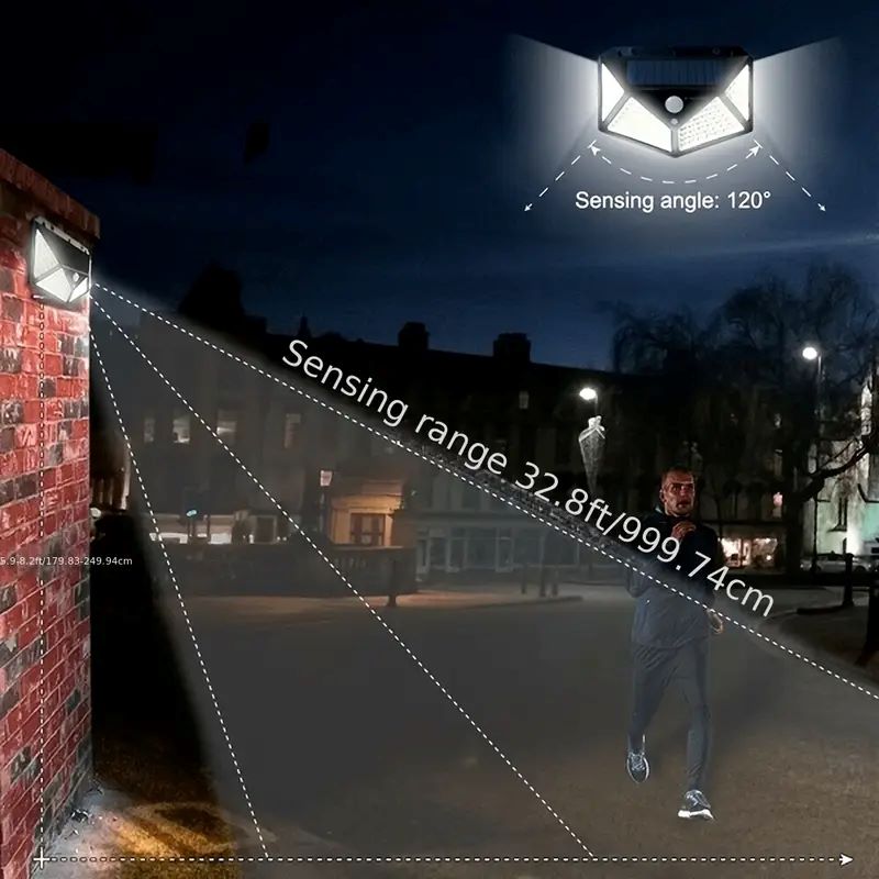 Lampu Taman Tenaga Surya 100LE - Outdoor Lighting Patio ulasan dan harga