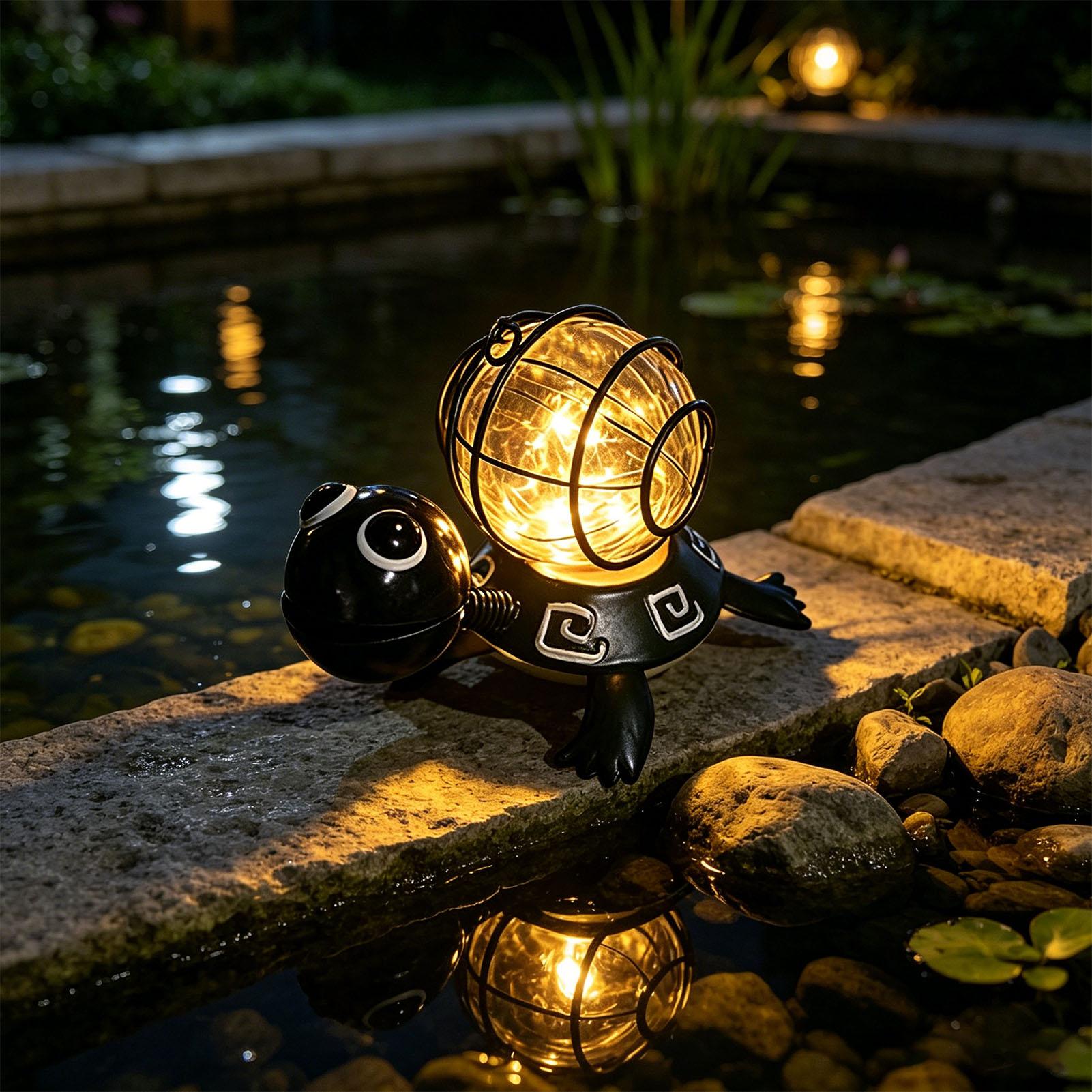 Lampu Tenaga Surya Bentuk Kura - Outdoor Lighting Patio ulasan dan harga