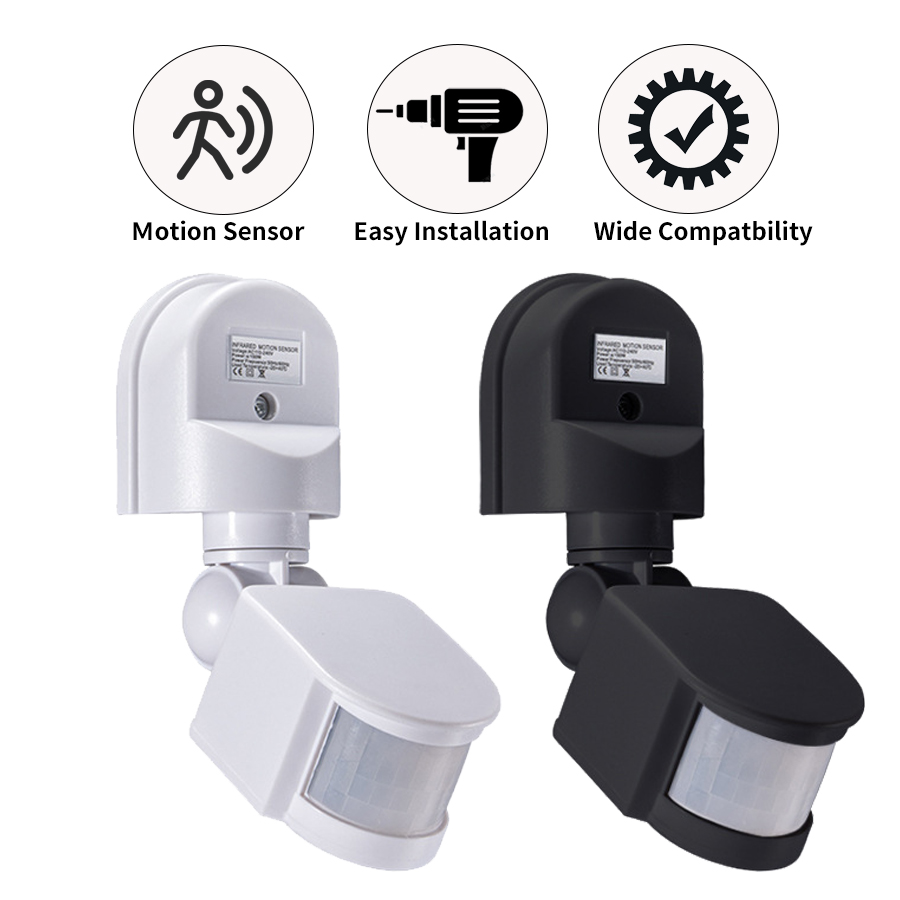 PIR Sensor gerak 220V 110V 12V - Motion Sensor Outdoor ulasan dan harga